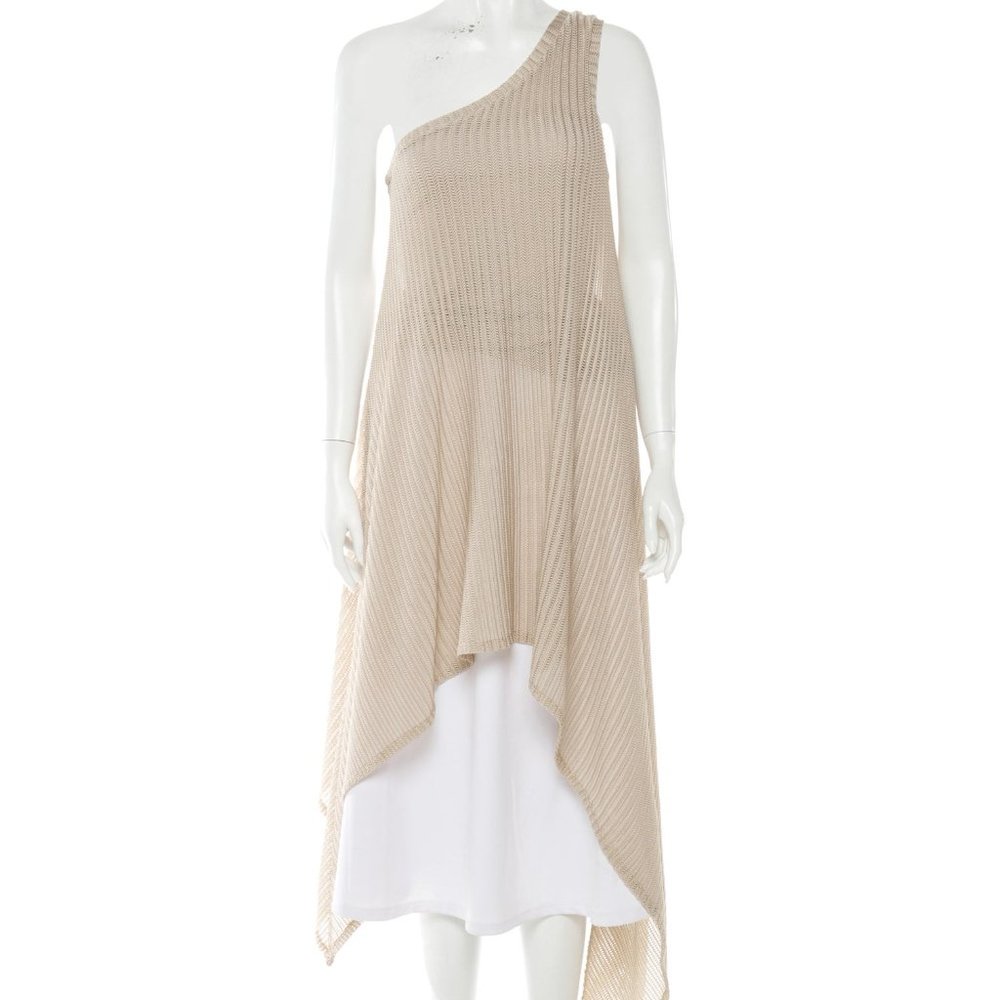 ALEXIS, One-shoulder sleeveless dress, S